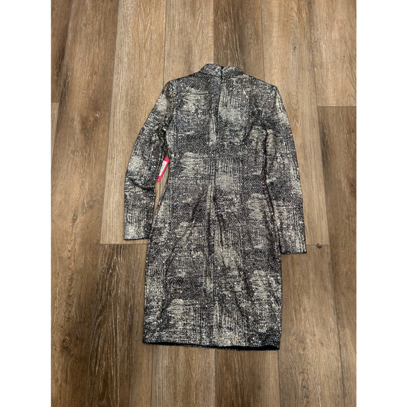 Vince Camuto Silver and Black  dress NWT - Picture 2 of 2